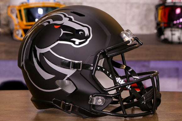 Boise State Broncos Riddell Speed Replica Helmet - Matte Black