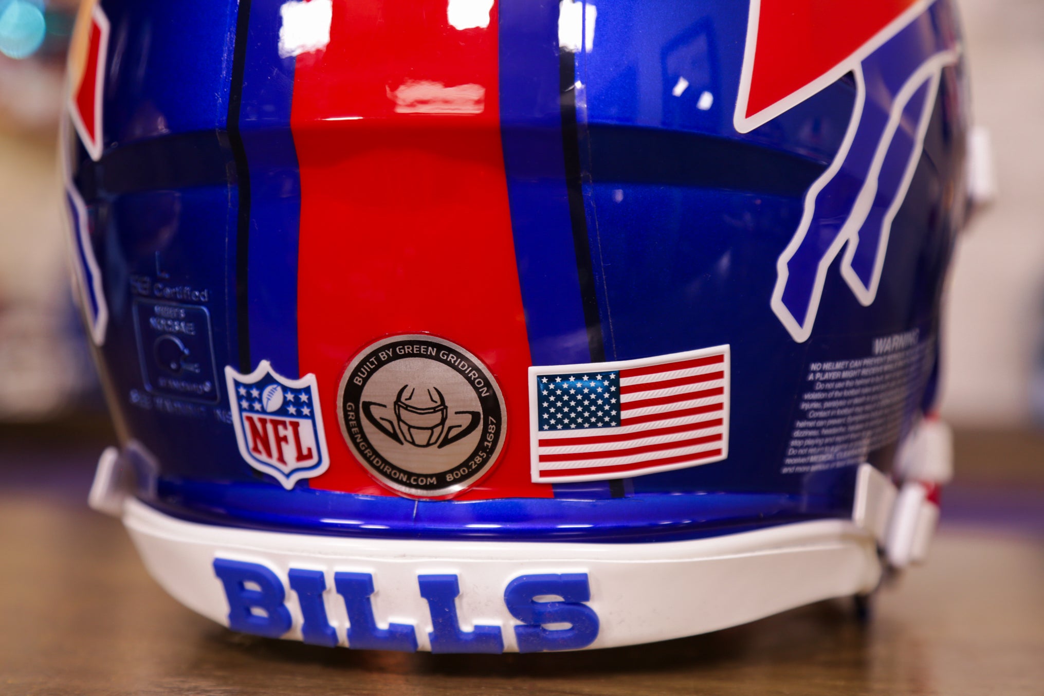 Buffalo Bills Riddell Speed Authentic Helmet – Green Gridiron, Inc.