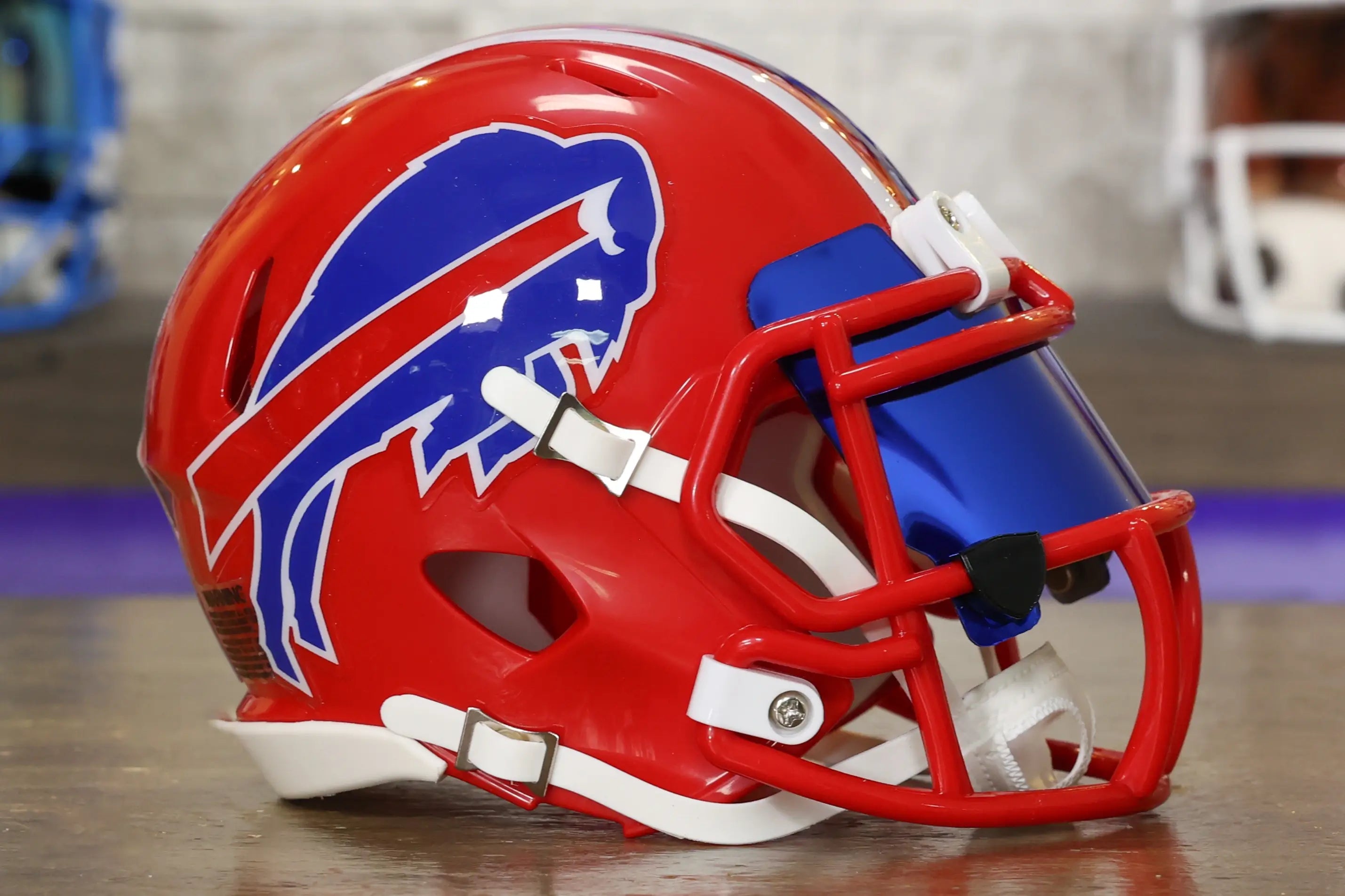 Buffalo Bills Riddell Speed Mini Helmet - 1987-2001 Throwback - GG Edition 02386