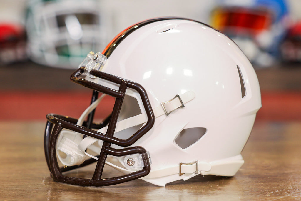 Cleveland Browns Alternate On-Field NFL Revolution SPEED Mini Football  Helmet