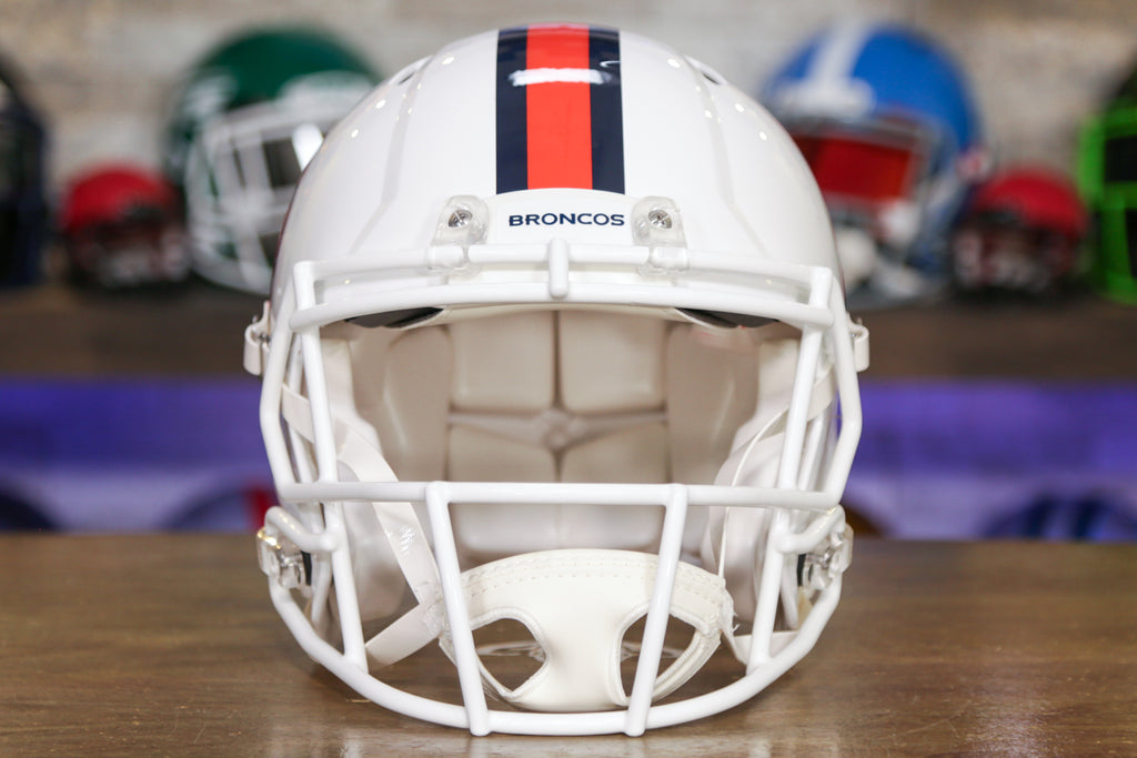 Denver Broncos release first look of new alternate helmet