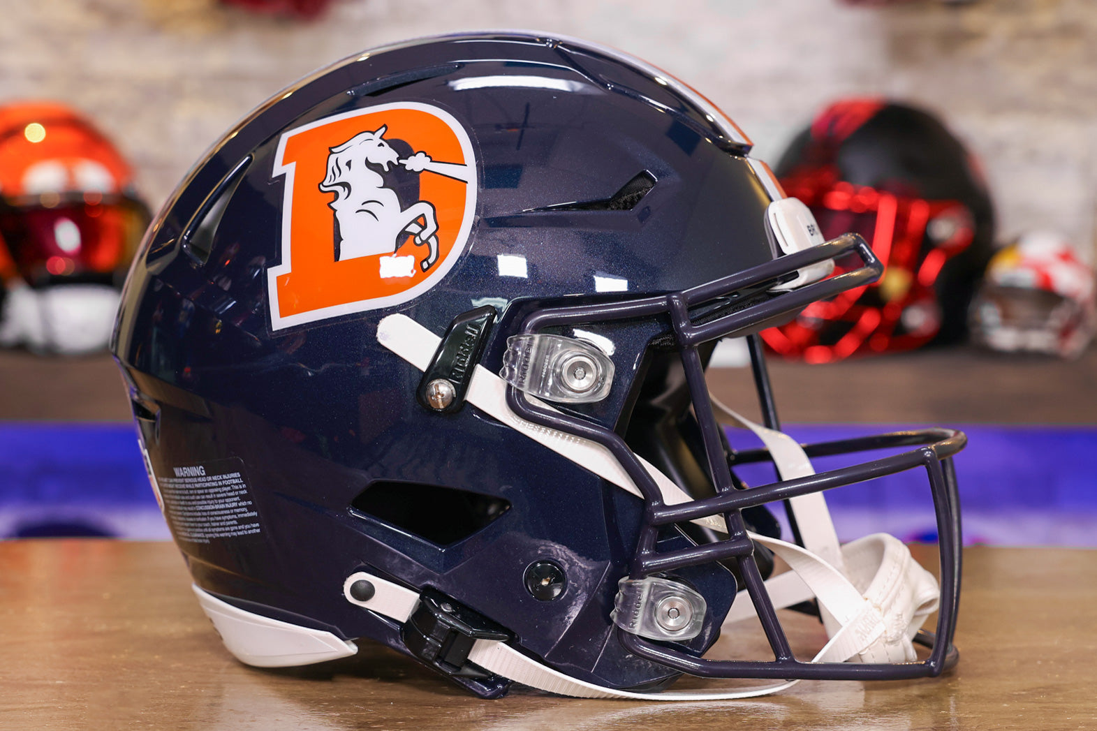 Denver Broncos Riddell SpeedFlex Helmet - Alternate Color Rush