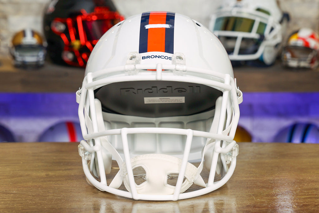 denver broncos white helmet