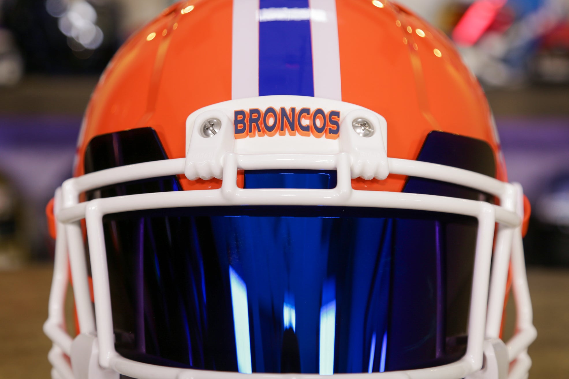 Denver Broncos Riddell Throwback Speed Replica Helmet – Latitude Sports  Marketing