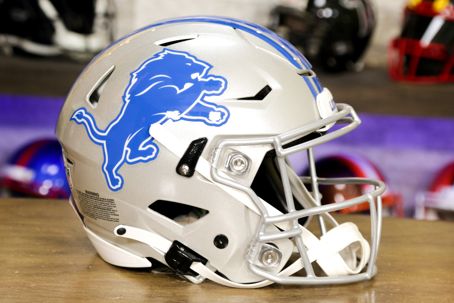 Detroit Lions Riddell SpeedFlex Helmet  - 2017-2023 Throwback