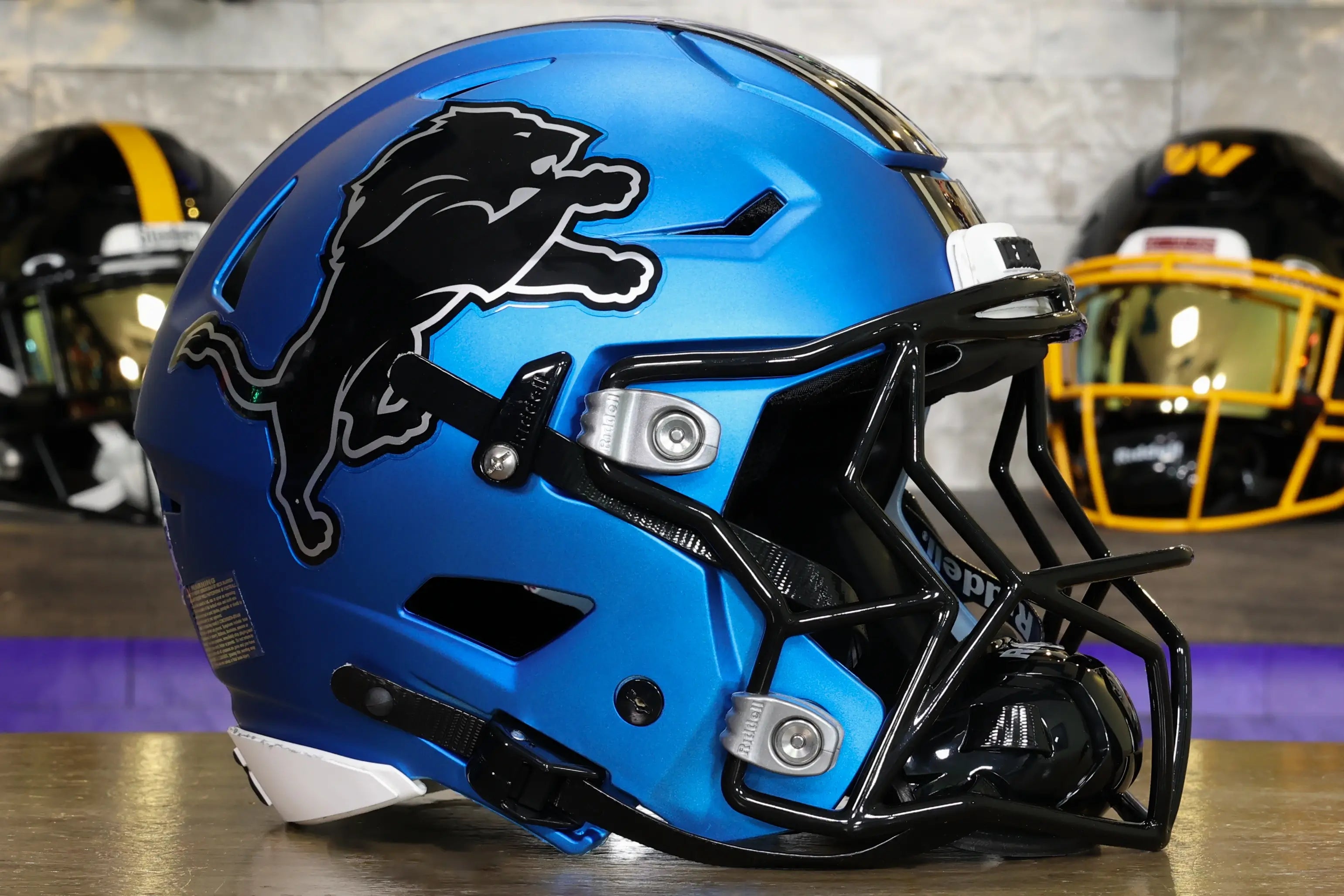 Detroit Lions Alternate Riddell SpeedFlex Helmet - GG Edition 02367