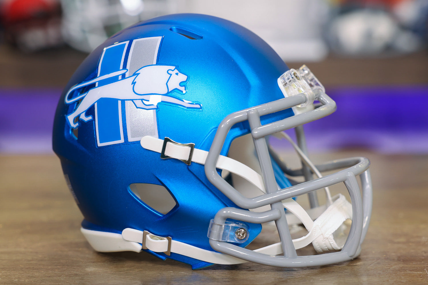 Detroit Lions Riddell Speed Mini Helmet - Alternate