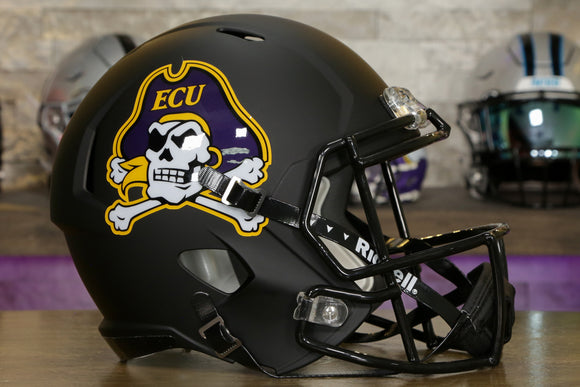 East Carolina Pirates Riddell Speed Replica Helmet - Matte Black