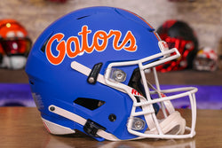 Florida Gators Riddell SpeedFlex Helmet - Matte Blue Alternate