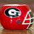 Georgia Bulldogs - Ceramic Helmet Caddy