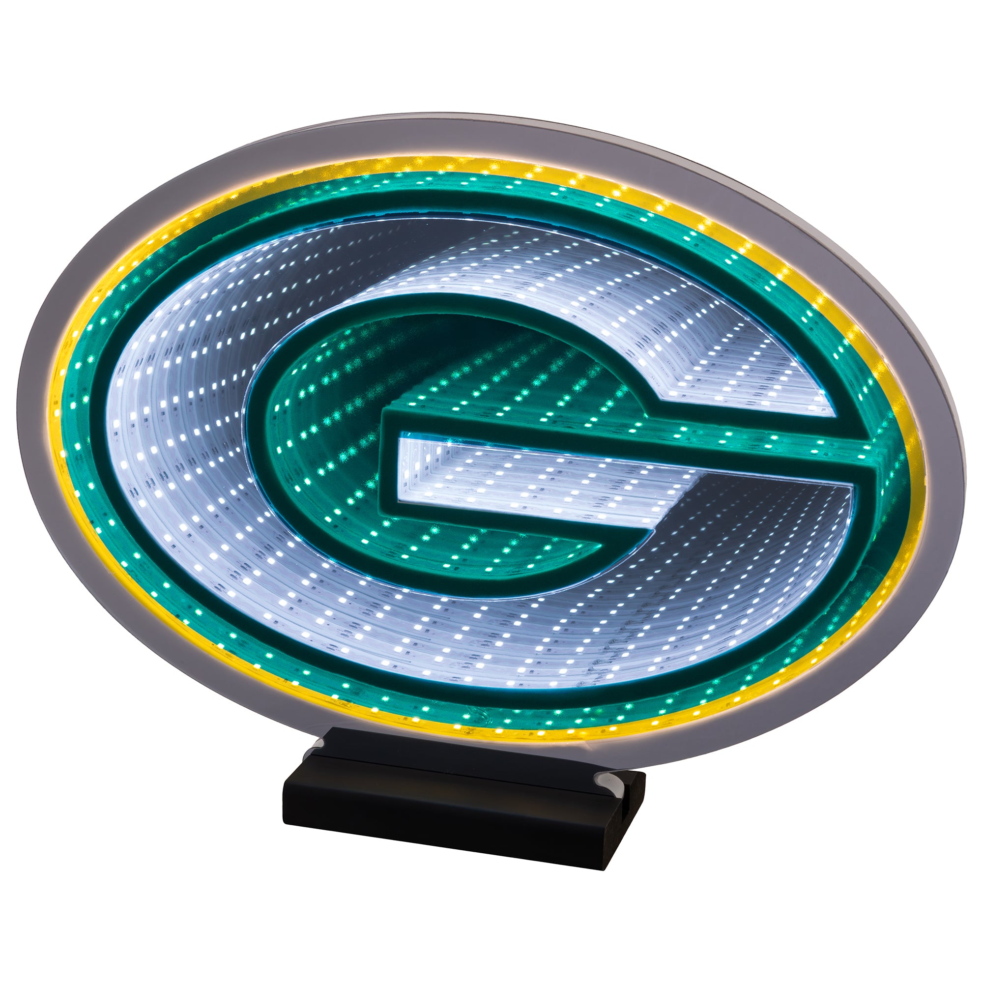 NFL LED Infinity Logo Light - Green Bay Packers