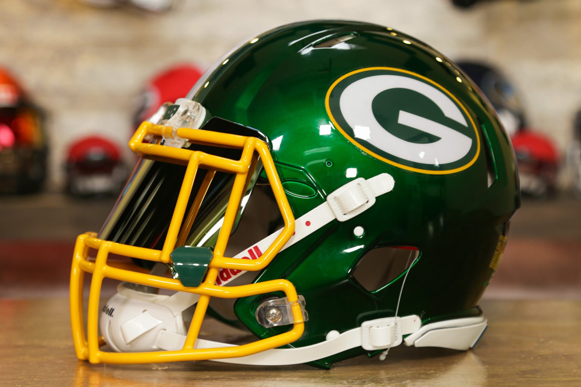 Green Bay Packers Riddell Speed Replica Helmet - GG Edition 00224