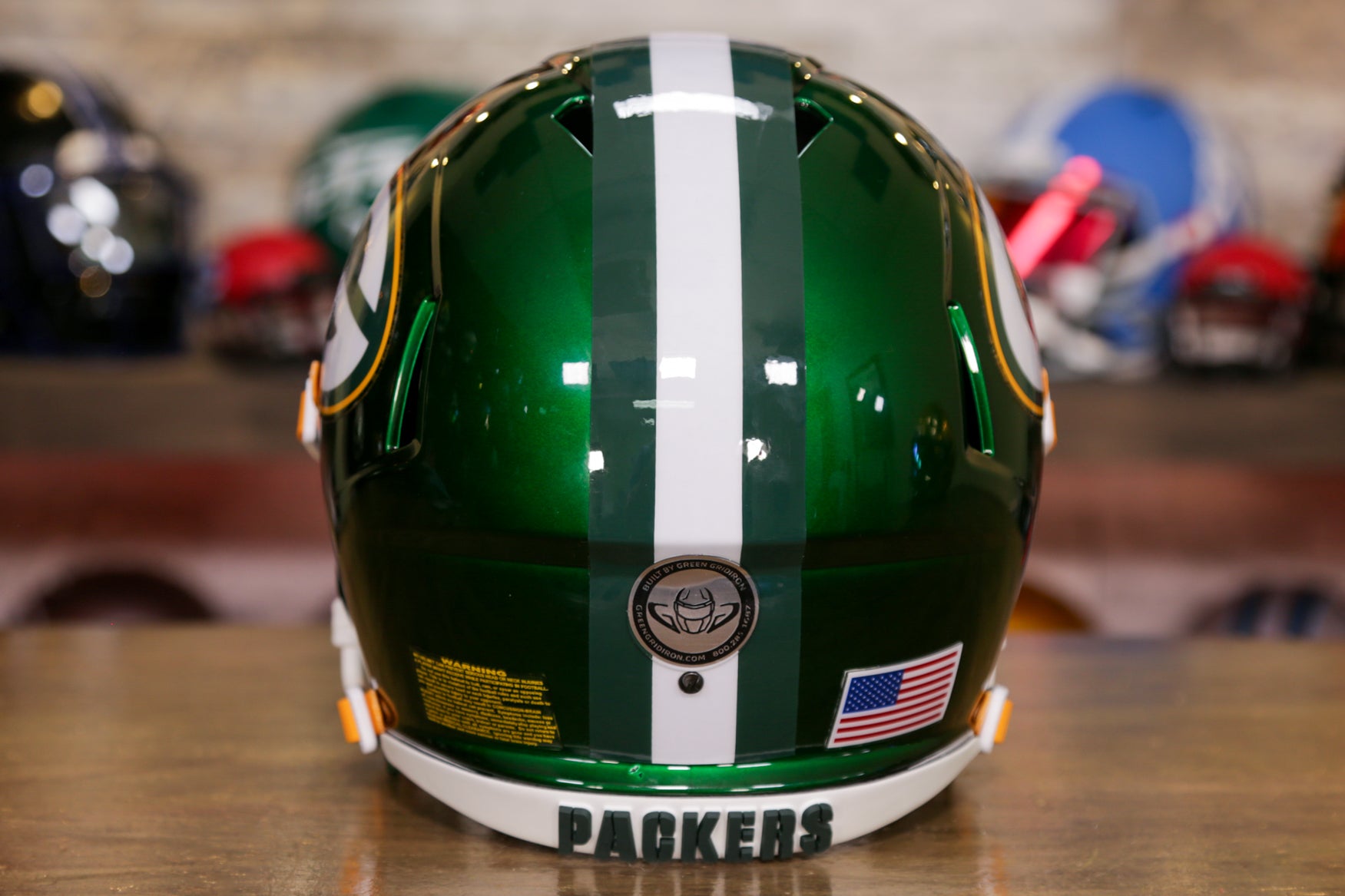 Green Bay Packers Riddell Speed Replica Helmet - GG Edition 00224