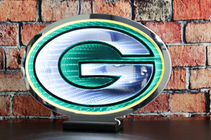 NFL LED Infinity Logo Light - Green Bay Packers