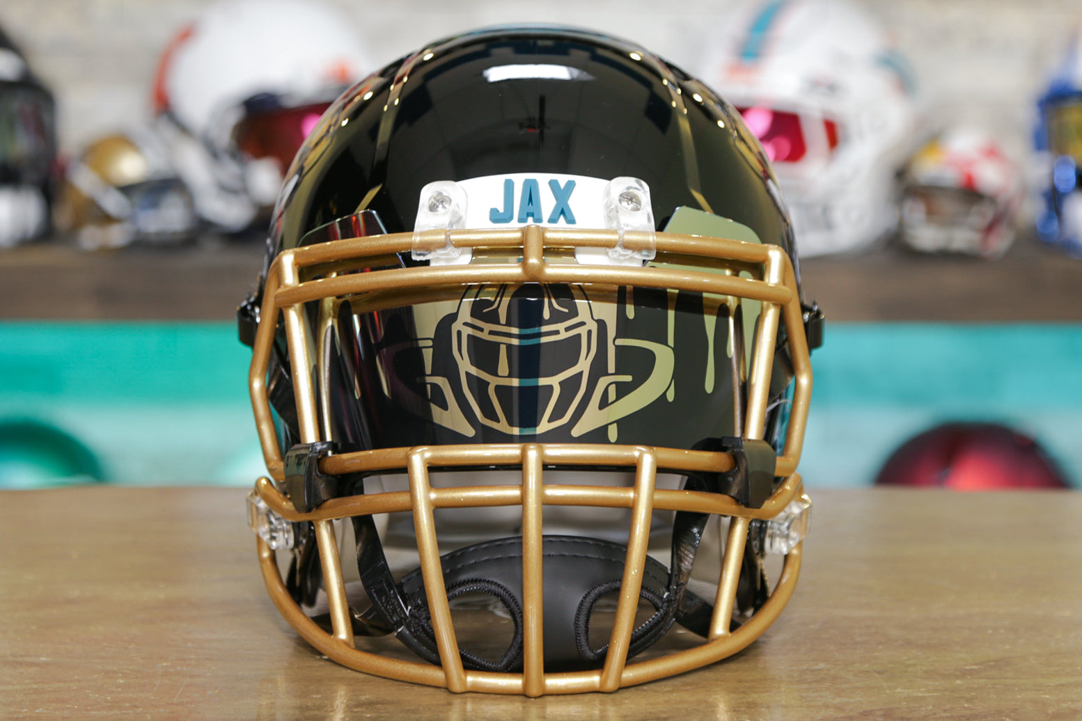 Jacksonville Jaguars Riddell Speed Replica Helmet - GG Edition