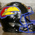 Kansas Jayhawks - Riddell Speed Authentic Helmet - Black