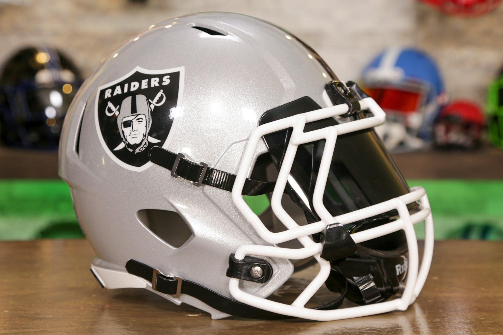 Raiders hot sale new helmet