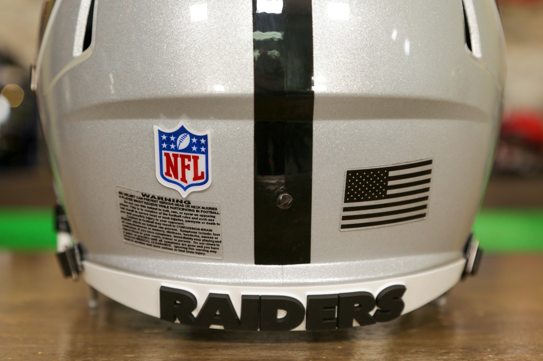 Las Vegas Raiders Riddell Speed Replica Helmet - GG Edition