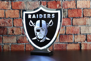 NFL LED Infinity Logo Light - Las Vegas Raiders