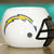 Los Angeles Chargers - Ceramic Helmet Caddy