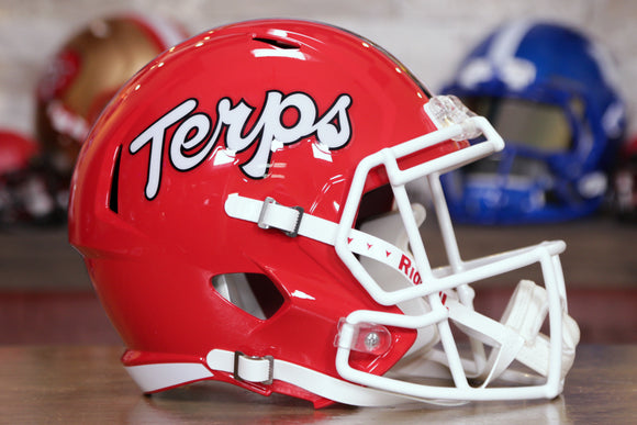 Maryland Terrapins Riddell Speed Replica Helmet - Script