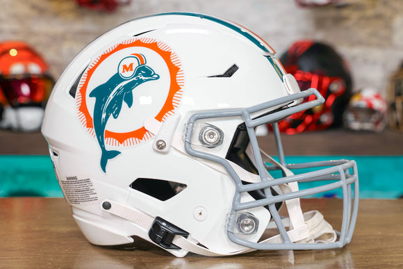 Miami Dolphins Riddell SpeedFlex Helmet 1972 Throwback - Open Box