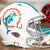 Casco auténtico Riddell Speed ​​de los Miami Dolphins - Retroceso de 1969-1973