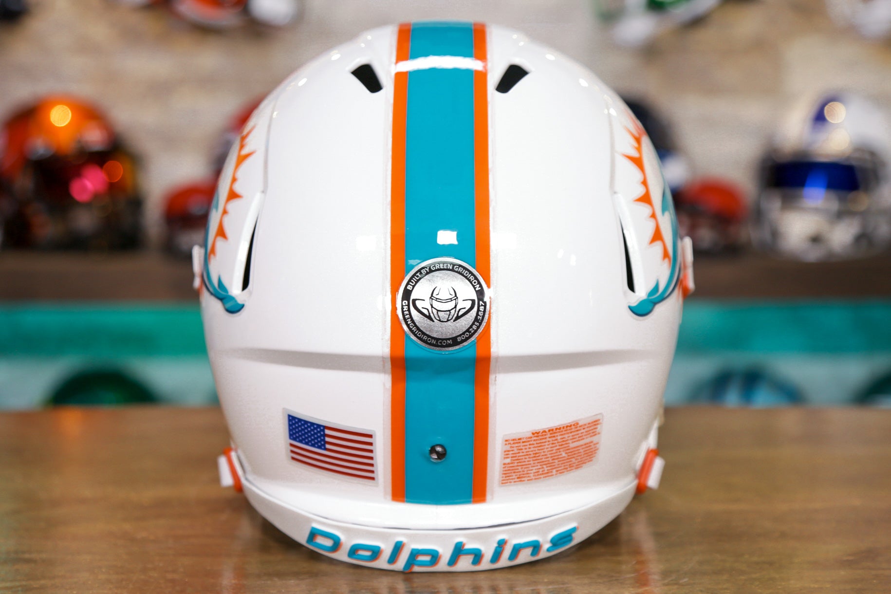 Miami Dolphins Riddell Speed Authentic Helmet - GG Edition