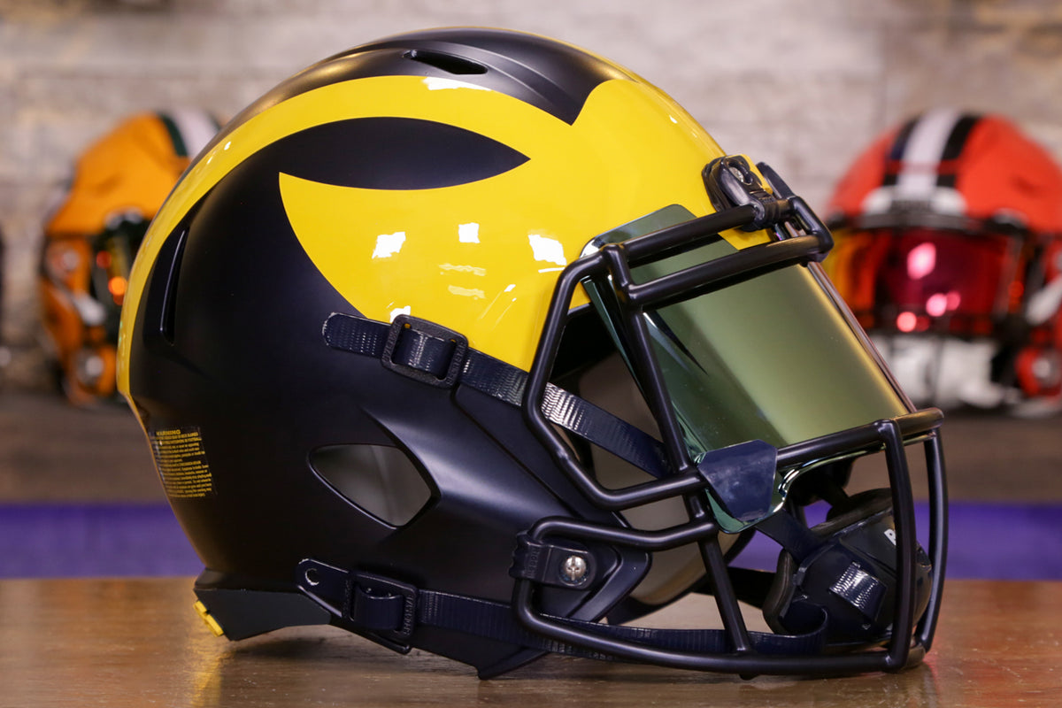 Michigan Wolverines Riddell SpeedFlex Helmet - GG Edition – Green ...