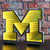 NCAA LED Infinity Logo Light - Michigan Wolverines