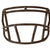 Mini Facemask S2BD-SW-SP for Riddell Speed Mini Helmet - Brown