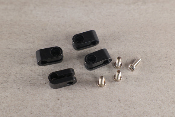 Mini Helmet Facemask Clips for Riddell Speed - Black