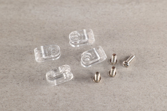 Mini Helmet Facemask Clips for Riddell Speed - Clear