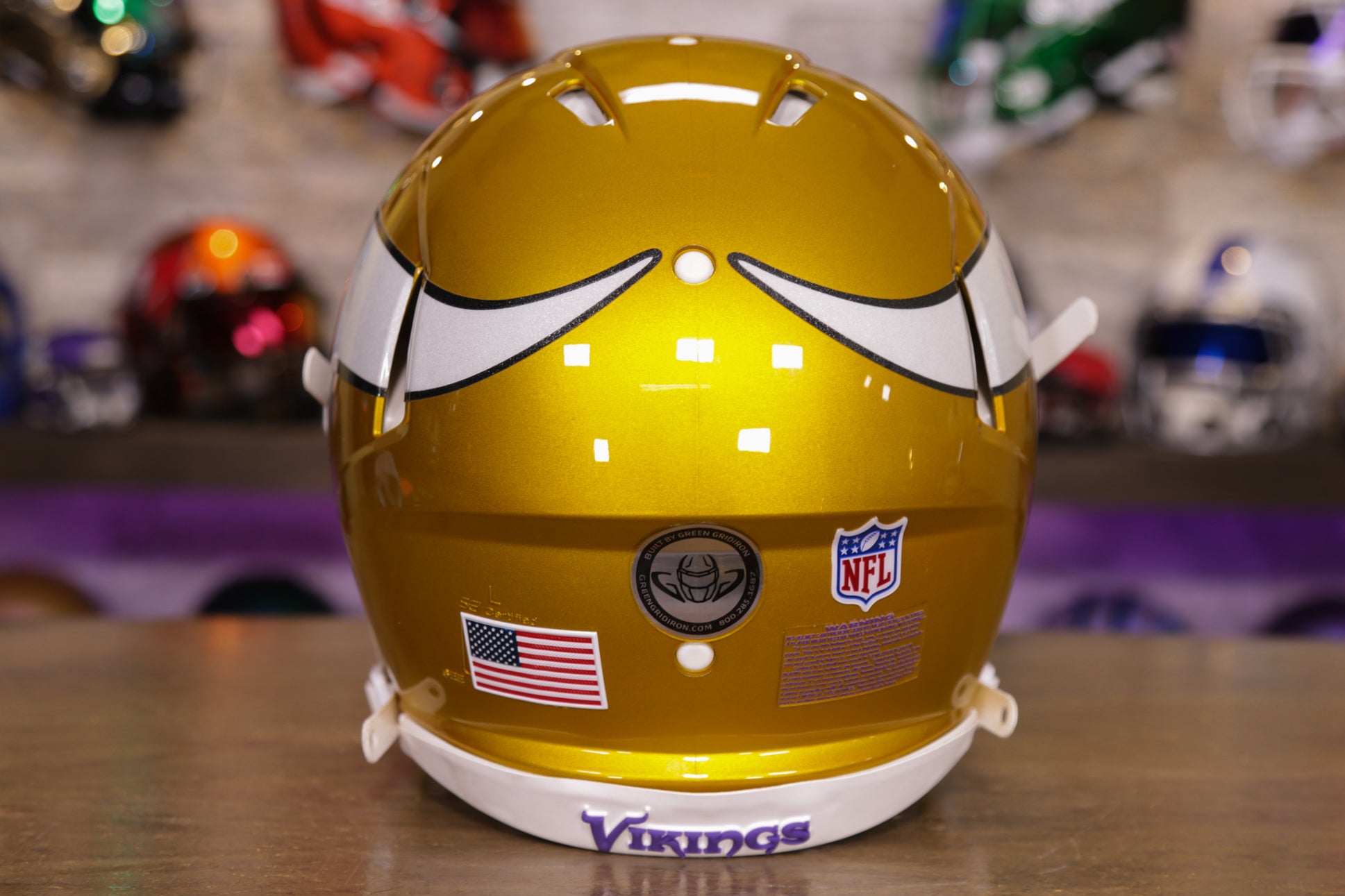 Minnesota Vikings Riddell Speed Authentic Helmet – Green Gridiron, Inc.