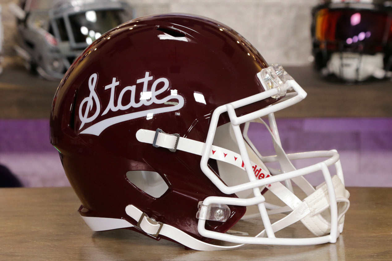 Mississippi State Bulldogs - Riddell Speed Replica Helmet - Script