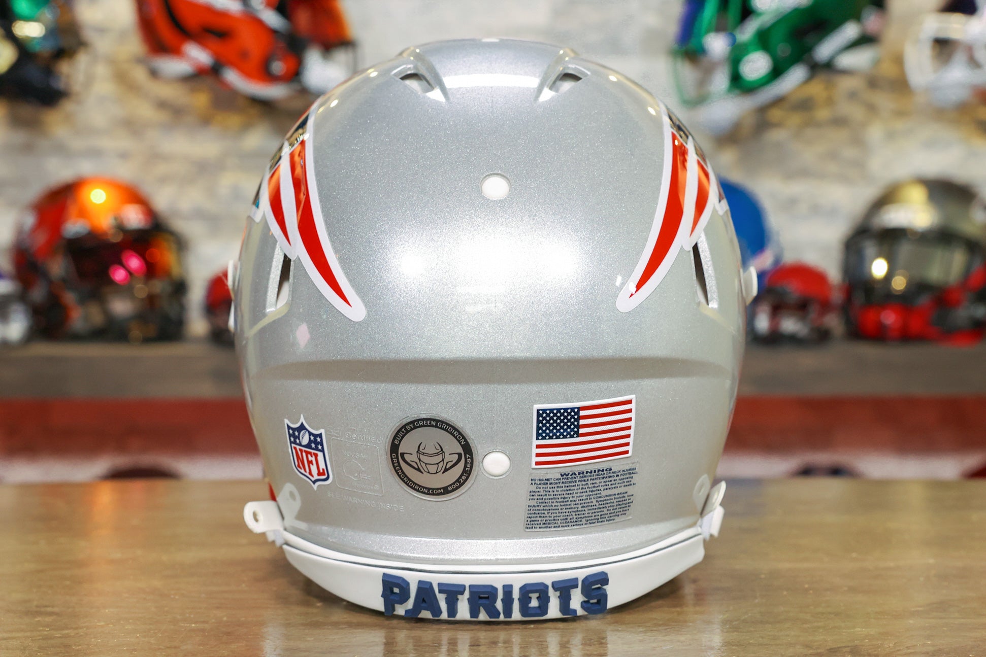 New England Patriots Riddell SpeedFlex Helmet - GG Edition – Green  Gridiron, Inc.