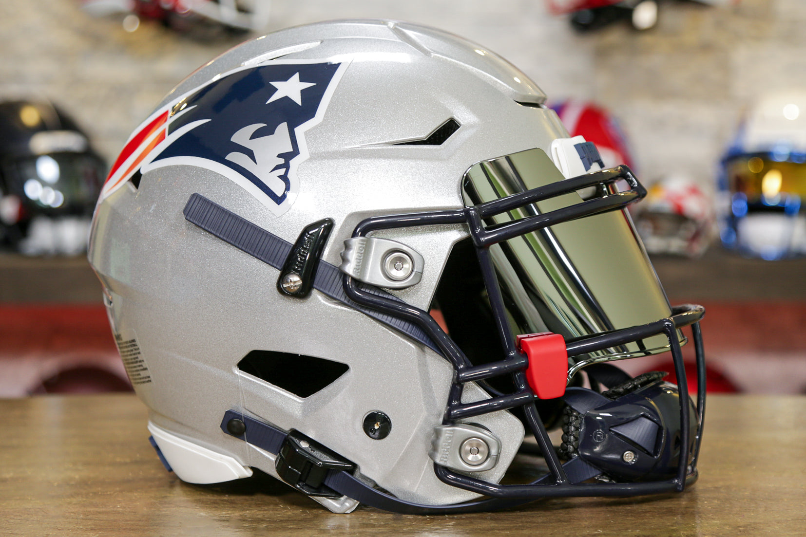 New England Patriots Riddell SpeedFlex Helmet - GG Edition – Green