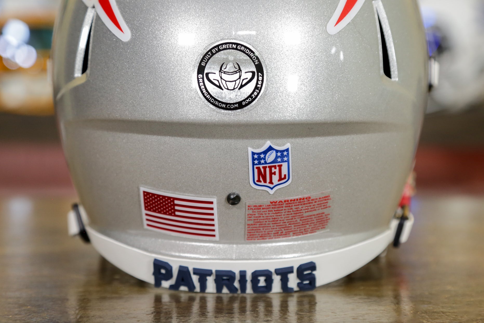 New England Patriots Riddell Speed Authentic Helmet - GG Edition – Green  Gridiron, Inc.