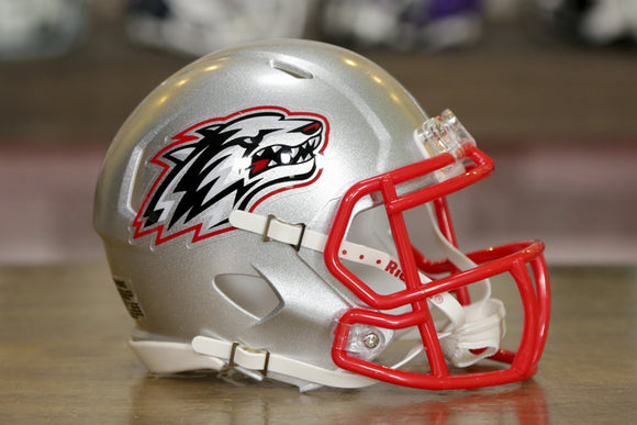 New Mexico Lobos Riddell Speed Mini Helmet - Silver