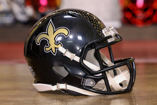 New Orleans Saints Riddell Speed Authentic Helmet – Green Gridiron