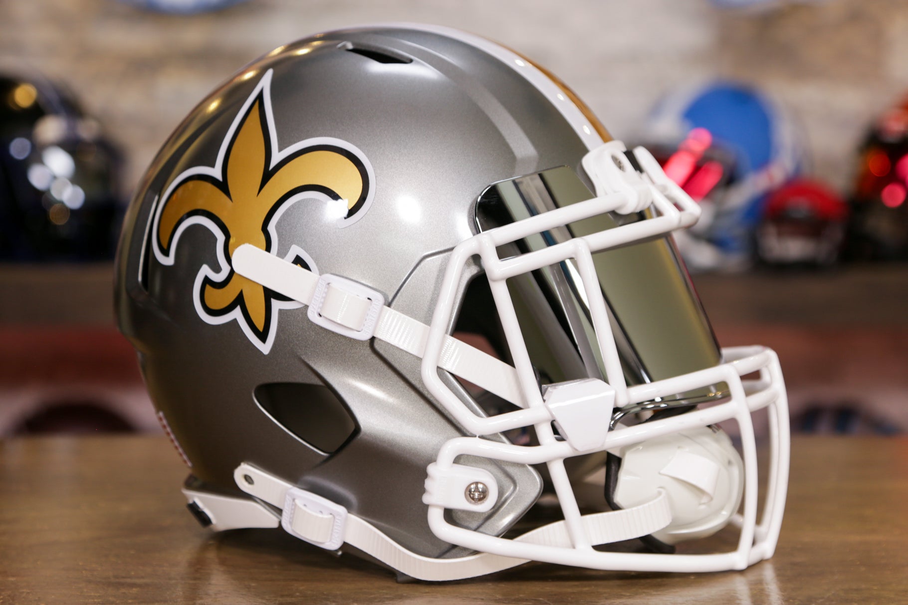 New Orleans Saints Riddell SpeedFlex Helmet - Alternate – Green Gridiron,  Inc.