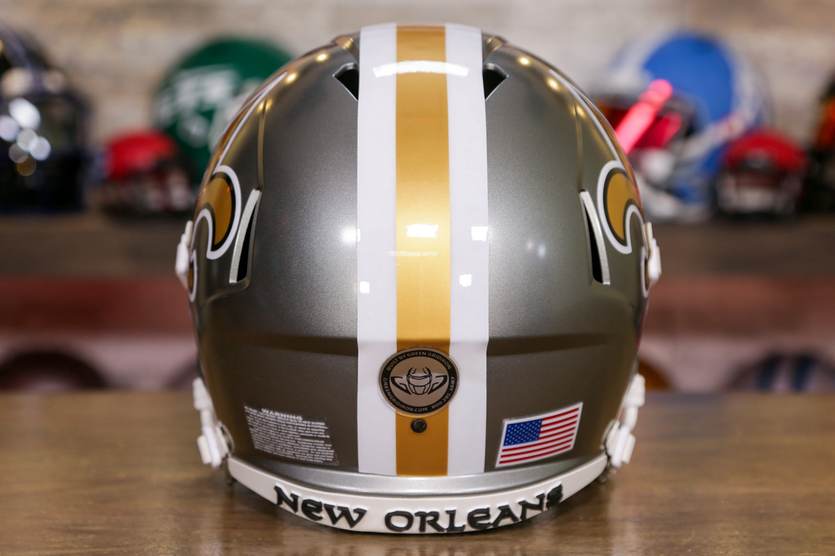 New Orleans Saints Riddell Speed Replica Helmet - GG Edition – Green  Gridiron, Inc.