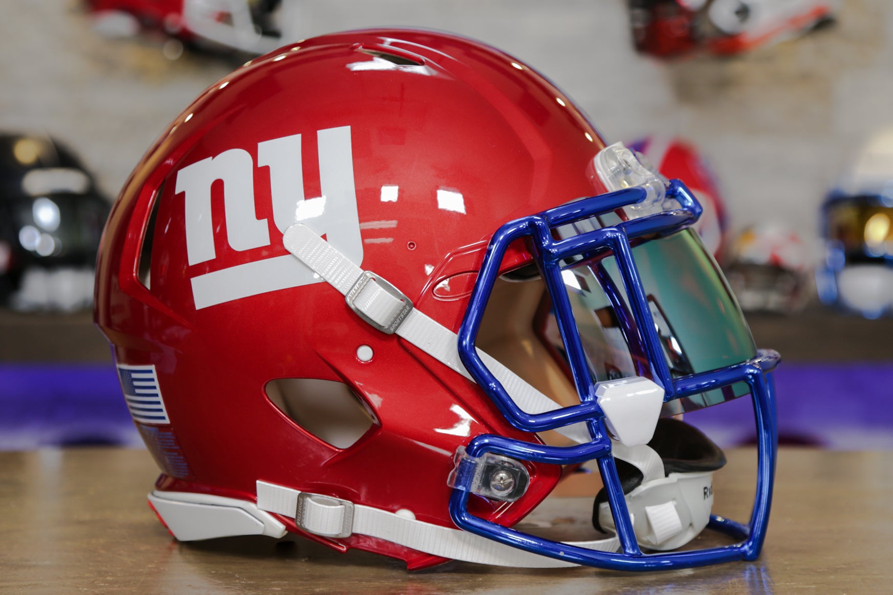 New York Giants Riddell Speed Authentic Helmet - Flash GG Edition – Green  Gridiron, Inc.