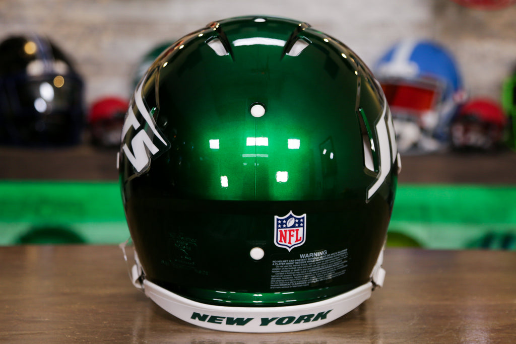 New York Jets Riddell Speed Authentic Helmet - Alternate – Green Gridiron,  Inc.