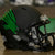 North Texas Mean Green Riddell Speed Mini Helmet - Matte Black