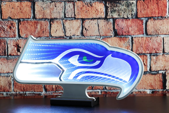 NFL LED Infinity Logo Light - Seattle Seahawks