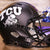 TCU Horned Frogs Riddell Speed Replica Helmet - Matte Black