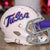 Tulsa Golden Hurricane Riddell Speed Mini Helmet - White