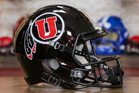 Utah Utes Riddell Speed Replica Helmet - Black