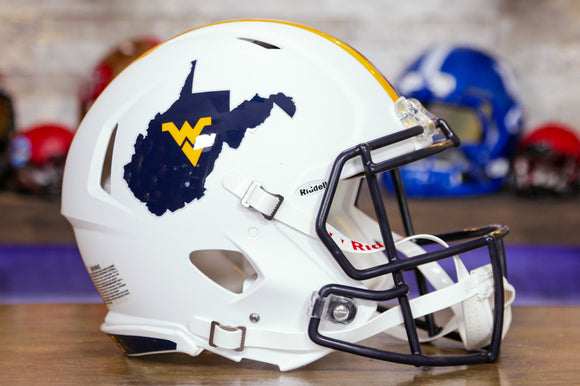 West Virginia Mountaineers Riddell Speed Authentic Helmet - Country Roads